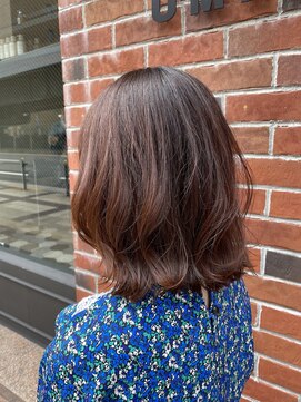 シェノン 梅田(CHAINON) 20代30代40代小顔カット×ピンクベージュ