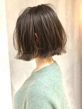 アイティー バイ アルバム 浦和店(IT by ALBUM) カーキベージュ_ココアブラウンフリンジウェーブ_ba274332