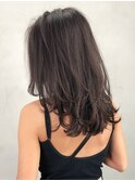 レイヤーカット_マロンベージュAラインボブ_ba307101