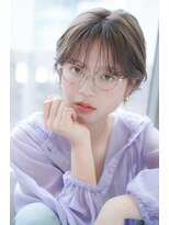 オラ ボーテ(Aura Beaute)&nbsp;ショートヘア 大人ガーリー モードヘア シースルーバング