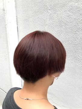 グロス 心斎橋(GLOSS) 【カット/カラー】ワインレッドとマッシュ