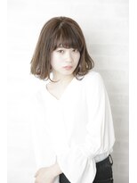 ルルディ バイ アフロディーテ銀座(luludi by APHRODITE) 黒髪/グレーベージュ/レイヤーロング/前髪パーマ/銀座