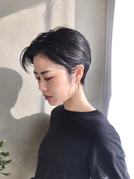 シセイ 青山(SHISEI) ショートボブ/前髪なしショート/ハンサムショート