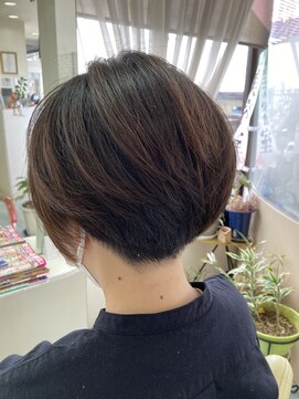 ダイヤモンド美容室 ショートボブ