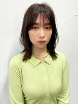 〇クアンク くびれミディ 韓国 くびれヘア