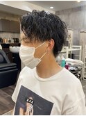 【amule hair】前下がりセンターパートxツイスパ