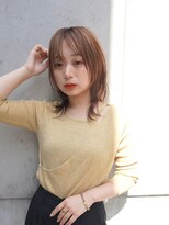 ニコ トウキョウ(nico TOKYO)&nbsp;ミディアムレイヤーカット/10代20代/インナーカラー/ミディアム