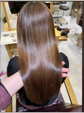 ブレンドバイハピネス(Blend by happiness) 艶髪/髪質改善トリートメント/ベージュ/ロングスタイル