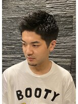 プレミアムバーバー 原宿店(PREMIUM BARBER produce by HIRO GINZA)&nbsp;ショート×アップバング×ビジネス