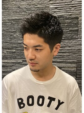 プレミアムバーバー 原宿店(PREMIUM BARBER produce by HIRO GINZA) ショート×アップバング×ビジネス