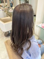 カイム ヘアー(Keim hair) アッシュグレージュで透明感アップ♪レイヤーカット抜け感ロング