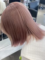ペレ 栄店(PELE) 前髪/マチルダボブ/ピンクベージュ/インナーグレージュ/栄