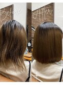 髪質改善ストレート