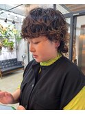 オシャレで可愛いハードパーマとショートウルフ