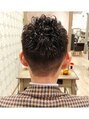 メンズ ショコラ ナンバ(Men's Chocolat NAMBA)&nbsp;ポイントパーマでいつもの髪型をお洒落に変身♪