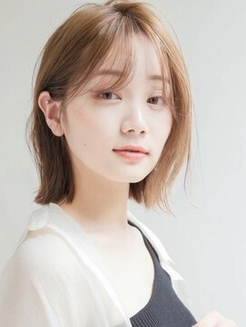 プアメリア 名古屋(Puamelia) トリートメント ブリーチなしダブルカラー 前髪縮毛矯正