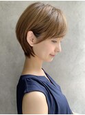 小顔/前下がりショート/前髪ありショート/絶壁解消【NAYUMI】