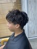 【メンズ限定】普段のセットが楽に♪カット＋ニュアンスパーマ