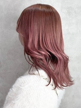 ルノン(LUNON) ピンクベージュ/ブリーチ/ハイトーン