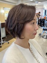 アントワープトーキョー(antwerp TOKYO)&nbsp;40代50代大人ボブ顔周りレイヤー髪質改善根元パーマ白髪染め