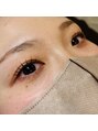 アオゾラヘアーヒカリノモリ(AOZORAHAIR hikarinomori) 左右の目の形やまつ毛の生えてる向きで使うロッドをかえてます。