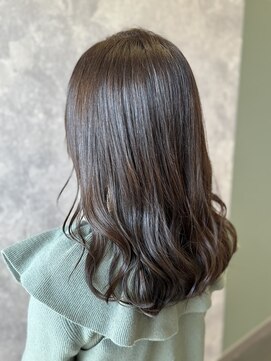 ザ ラブズ ラフズ ヘアー 本店(the loves laughs hair) オリーブグレージュ/ターコイズグレージュ/ゆるふわミディアム