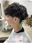 鹿児島メンズマッシュパーマシャドウパーマツイストスパイラル