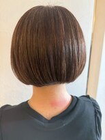 エヌアンドエー 春日部東口店(hair shop N&A)&nbsp;おしゃれな白髪染め◎大人可愛い丸みボブ/白髪ぼかし