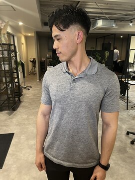 ナンバー(number+) 10代20代30代メンズショートフェザーフェード