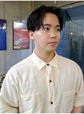 センターパート　ニュアンスパーマ　海外風