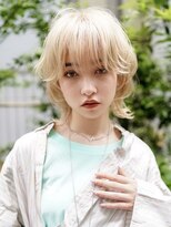 ギークス(GEEKS)&nbsp;【GEEKS渋谷】ホワイトブリーチ/抜きっぱなしブロンド/ウルフ/冬