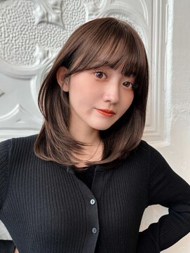 ガーデントウキョウ(GARDEN Tokyo) ミディアム/レイヤー/前髪カット/顔周りカット/透明感カラー