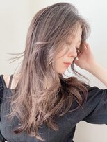アン 登戸(un)&nbsp;ゆるふわセミロング♪【登戸髪質改善オージュア認定サロン】