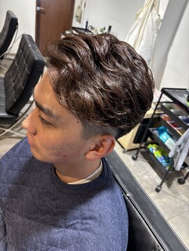 ヘアーシェルターフォーメン(Hair Shelter for men) 毛流れパーマ