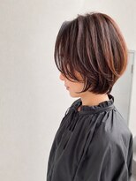 ネス ヘアメゾン アシヤ(ness HAIR MAISON ASHIYA)&nbsp;大人女性の丸みショートボブ/艶ブラウン【芦屋/芦屋川】