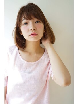 ネオリーブアイム 横浜西口店(Neolive aim) Neolive aim 肩につかない程度の結べる長さを残した抜け感ボブ♪