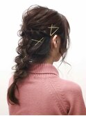 【M.SLASH】ヘアピンで遊ぶ★編み込みアレンジ