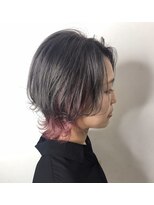 ソース ヘア アトリエ 京橋(Source hair atelier) 【SOURCE】マッシュウルフ　モミ裾ライト