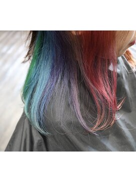 フェイスヘアーデザイン(Faith Hair Design) レインボーカラー