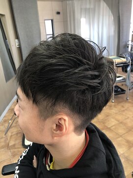 マイスペース(MY SPACE) men'sツーブロックスタイル