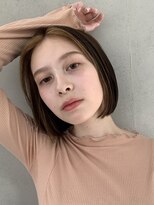 ラグゼ(Luxe)&nbsp;デザインカラーでお洒落ボブ【Luxe井上彩】