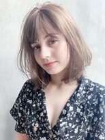 アイティー バイ アルバム 中野店(IT by ALBUM) ナチュラルカール_ハイライトカラーセミウェットウェーブ_27789