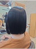 縮毛矯正とボブ
