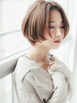 フィルムス 横浜(FILMS) ミニウルフレイヤーカット顔周り前髪韓国ショートボブ/横浜