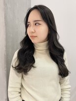 ヨーク(YOKE)&nbsp;【 YOKE 】ロングレイヤー暗髪艶髪ブルージュ小顔韓国