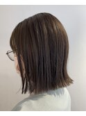 外ハネbob×アッシュベージュ＊フレッシュタイプ×ブルベ夏