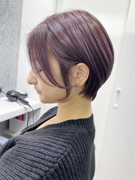 ショート×ピンクパープル　表参道