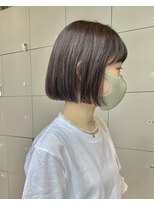 イマイ ケイアウラ(imaii k-aura)&nbsp;まるみボブ/王道ボブ/パープルブラウンカラー