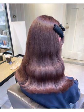 ベレーザ 渋谷(BELEZA) 6450ラベンダーパープルアッシュブラックオンブレレイヤーロング