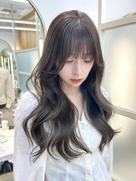 アフロートリノ(AFLOAT Leino) 2wayバング 韓国前髪 シースルー ミディアム レイヤー　顔周り